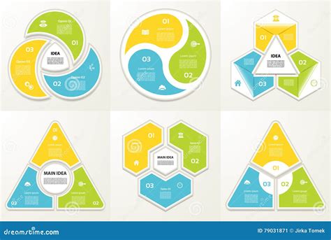 Infographic模板的汇集事务的 向量例证 插画 包括有 颜色 圆形 连接 循环 选项 绘制 79031871