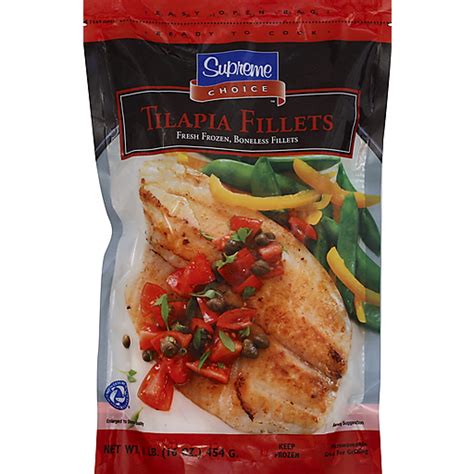 Supreme Choice Tilapia Fillets Tonys