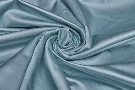 Buy Fabric Online Silkcotton Duchesse Satin Duck Egg Blue