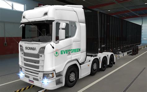 Skin Scania S X Evergreen White Ets Mods Ets Map