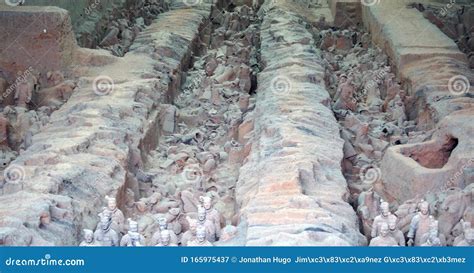 Xi`an Terracotta Soldiers Editorial Photography Image Of Broken