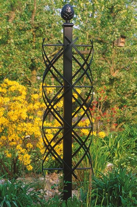 Metal garden obelisk | ornamental iron | Pinterest