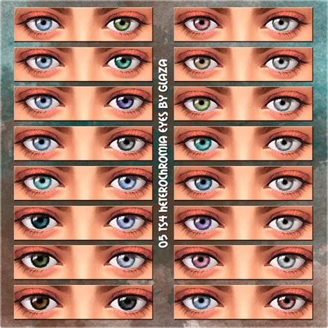 05 Heterochromia Eyes Sims 4 Eyes