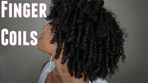 How To Finger Coils Natural Hair Feat Tropic Isle Living Youtube