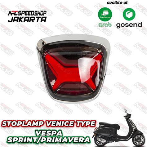 Jual Virtu Lampu Belakang Led Tipe Venice Vespa I Get Sprint Primavera