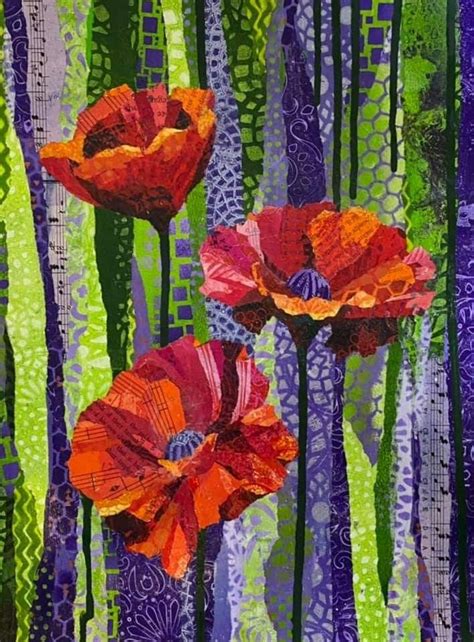 Pin By Janet Merryman On The Art World Collage Landscape Art Quilts