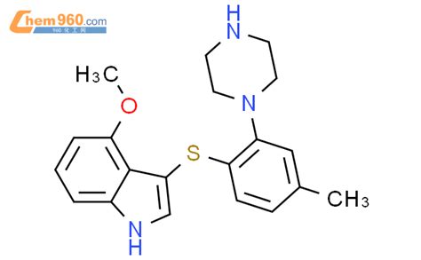 874296 29 4 1H Indole 4 Methoxy 3 4 Methyl 2 1 Piperazinyl Phenyl