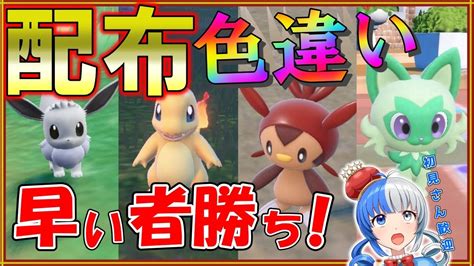 【ポケモンsv】色違い御三家プレゼント！色ポケ大量配布！早い者勝ちで配布します！【ポケモン配布 ポケモン交換 】 Youtube