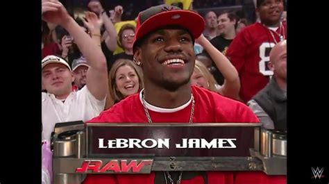 Relive LeBron’s First 'WWE Raw' Appearance From Way Back In 2003