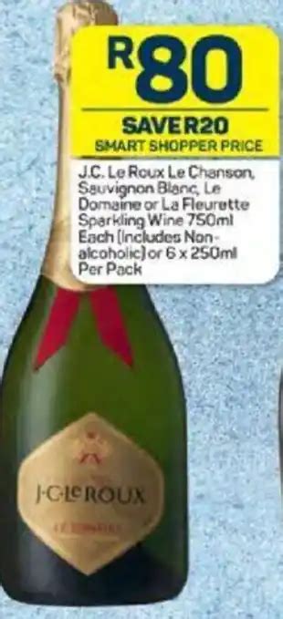 Jc Le Roux Le Domaine W Ml Offer At Pick N Pay Liquor