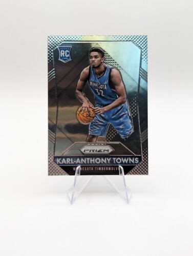 Karl Anthony Towns Panini Prizm Rc Timberwolves Ebay