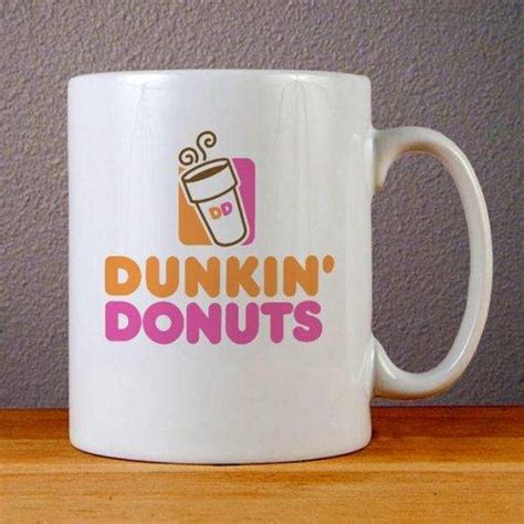 Dunkin Donuts Logo Ceramic 11oz 15oz Coffee Mug Kitchen Decor