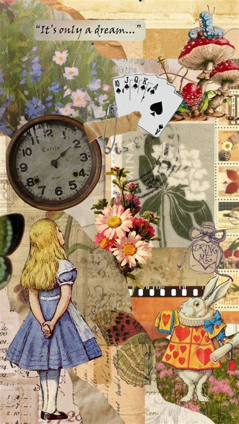 Aliceinwonderland Wonderland Whiterabbit Aesthetic Collage