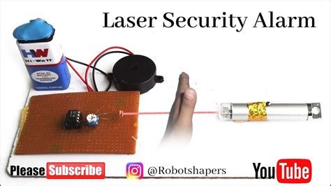 How To Make A Laser Light Security Alarm School Project Ldr Controlled Security Alarm For Home