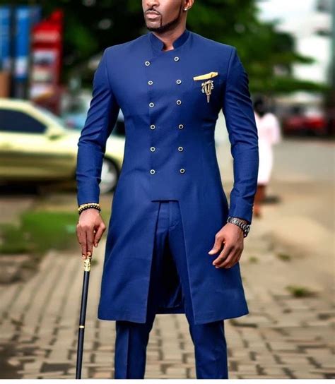 Mens Wedding Suit African Mens Clothing Suit Etsy African Wear