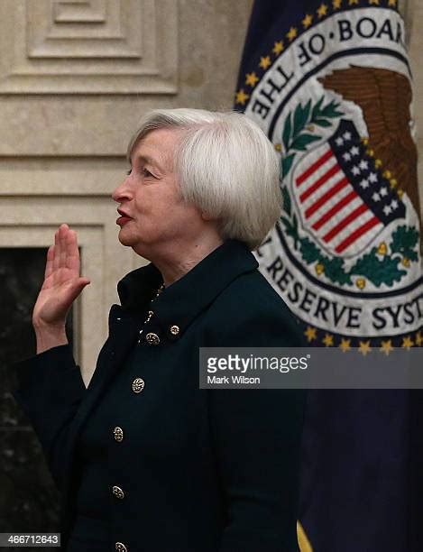 Janet Yellen Takes Oath Of Office As New Chair Of The Federal Reserve