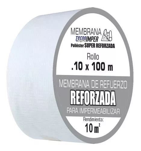 Rollo Malla Super Reforzada Tecnoimper Para Impermeabilizar Env O Gratis