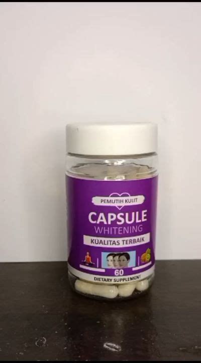 GLUTATHIONE CAPSULE WHITENING PEMUTIH SELURUH TUBUH KAPSUL BOTOL