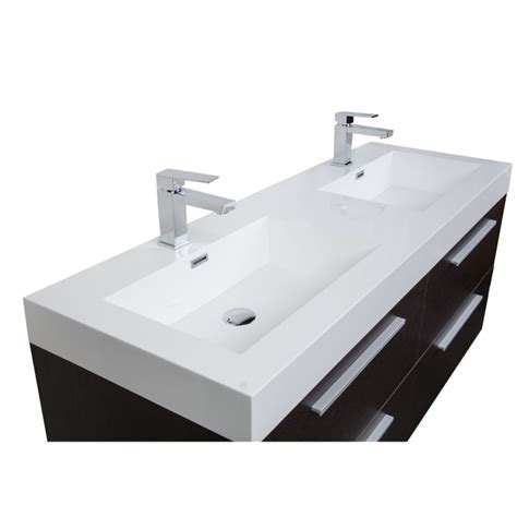 Modern Double Sink Vanity Set In Espresso Tn B Wg Espresso