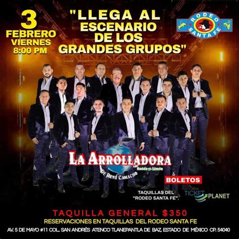 La Arrolladora Banda El Limón en el Rodeo Santa Fe Tlalnepantla