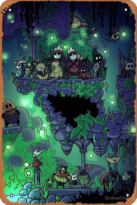 Hollow Knight Poster Vintage Retro Metal Sign 8x12 Inch Man Cave Home