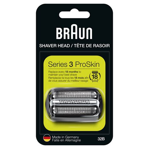 Braun Series B Electric Shaver Foil And Cutter Replacement Head