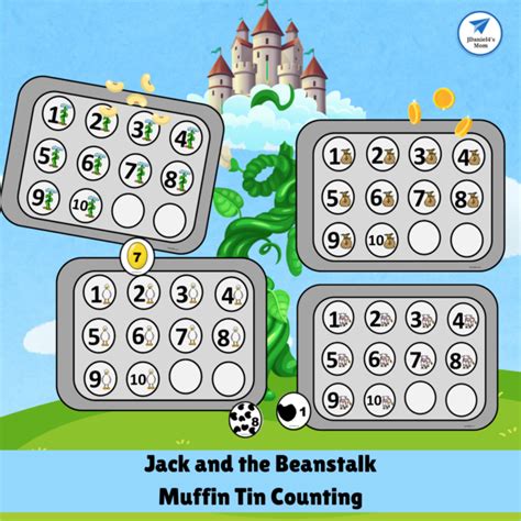 Jack And The Beanstalk Muffin Tin Counting Set Jdaniel S Mom