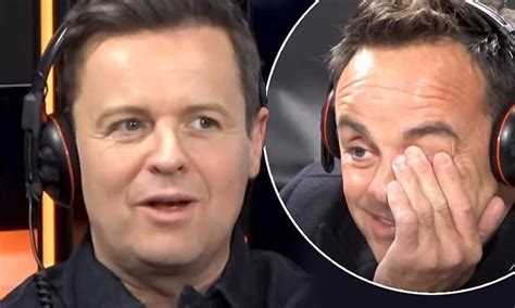 Ant And Dec Make A Hilarious Naked Revelation As The Latter Recalls