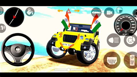 Dollar Song Modified Mahindra Thar Offroad Driving Gameplay In Village