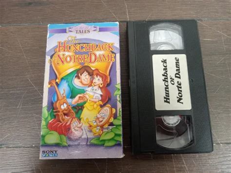 HUNCHBACK OF NOTRE Dame VHS Sony Wonder Enchanted Tales EUR 6 49