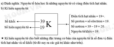 A Định Nghĩa Nguyên Tố Hóa Học B Kí Hiệu Nguyên Tử Thể Hiện Những đặc Trưng Gì Cho Nguyên Tử