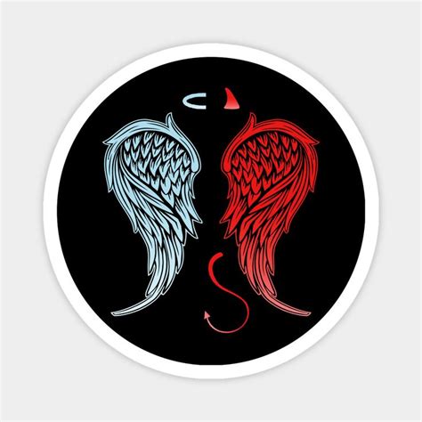 two red and blue wings in a black circle on a white background with the ...