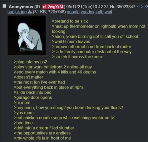 Anon Life Is Amazing Rgreentext Greentext Stories Know Your Meme