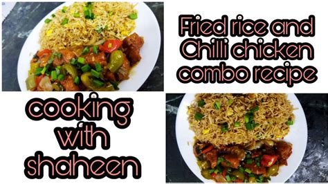 Delicious Fried Rice And Chilli Chicken Combo Recipe Cooking With