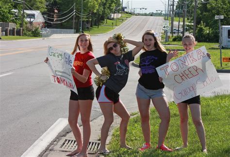 Winnetonka Cheer: Making Some Money: Garage Sale