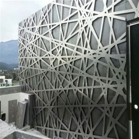 Desgined Metal Screen Exterior Perforated Aluminum Wall Facade Panel