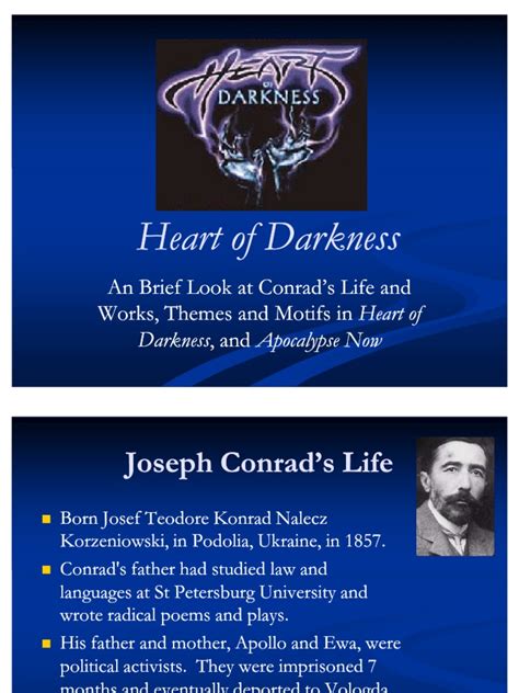 Heart Of Darkness Presentation Pdf Joseph Conrad Kurtz Heart Of