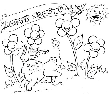 April Showers Coloring Pages At Free Printable