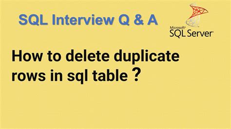 How To Delete Duplicate Rows In Sql How To Delete Duplicate Records