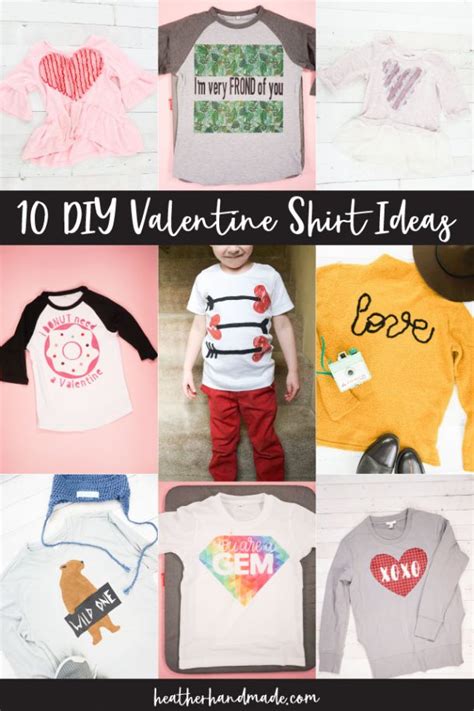 DIY Valentine Shirt Ideas • Heather Handmade