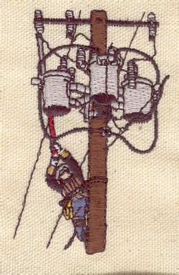 Embroidery Design Lineman W X H