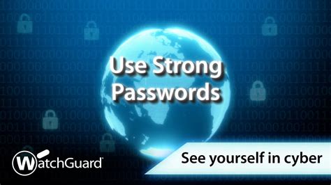 Cybersecurity Awareness Month Use Strong Passwords Youtube