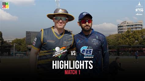 Match Highlights Harare Hurricanes Vs Bulawayo Braves Zimafro T