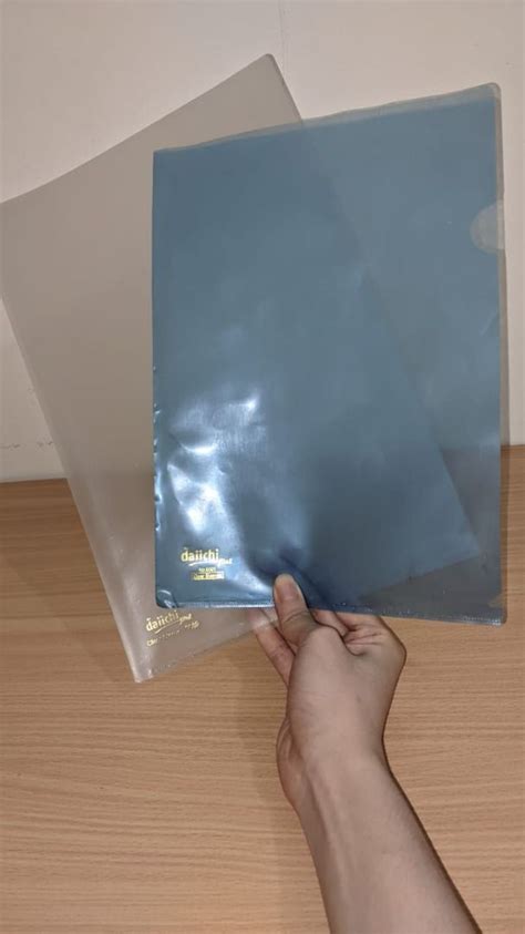 Map Clear Daiichi A4 Clear Sleeves File Holder Plastik Bening Buku