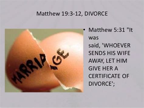 Matthew 19 Jesus Is Tested Concerning Divorce Jesus Is Asked About