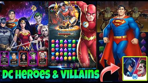 Dc Heroes Villains Match 3 Walkthrough Chapter 1 Stage 1 4 DC