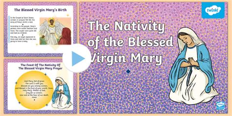 Ks Nativity Of The Blessed Virgin Mary Powerpoint Twinkl