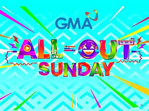 GMA Network released a new variety show 'All-Out Sunday'