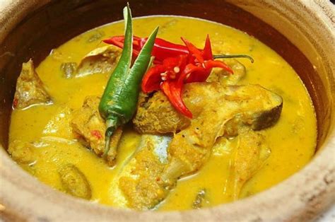 Gulai Tempoyak Ikan Patin Which Is Famous In The East Coast Food