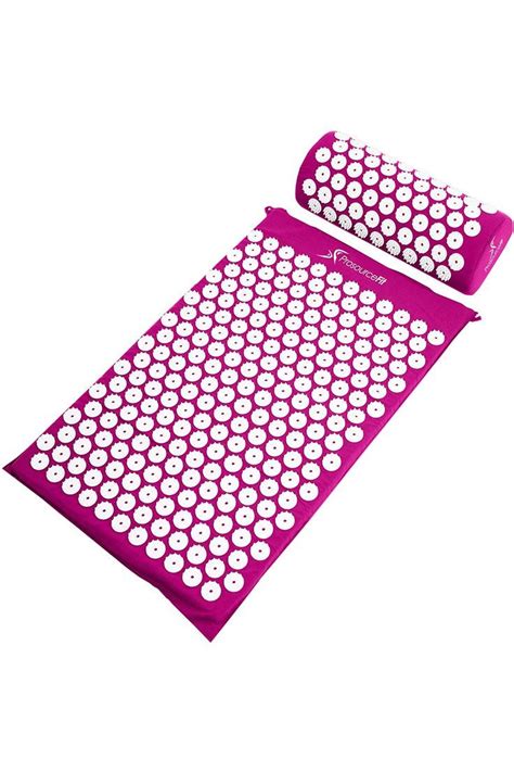 ProsourceFit Acupressure Mat And Pillow Set For Back Neck Pain Relief